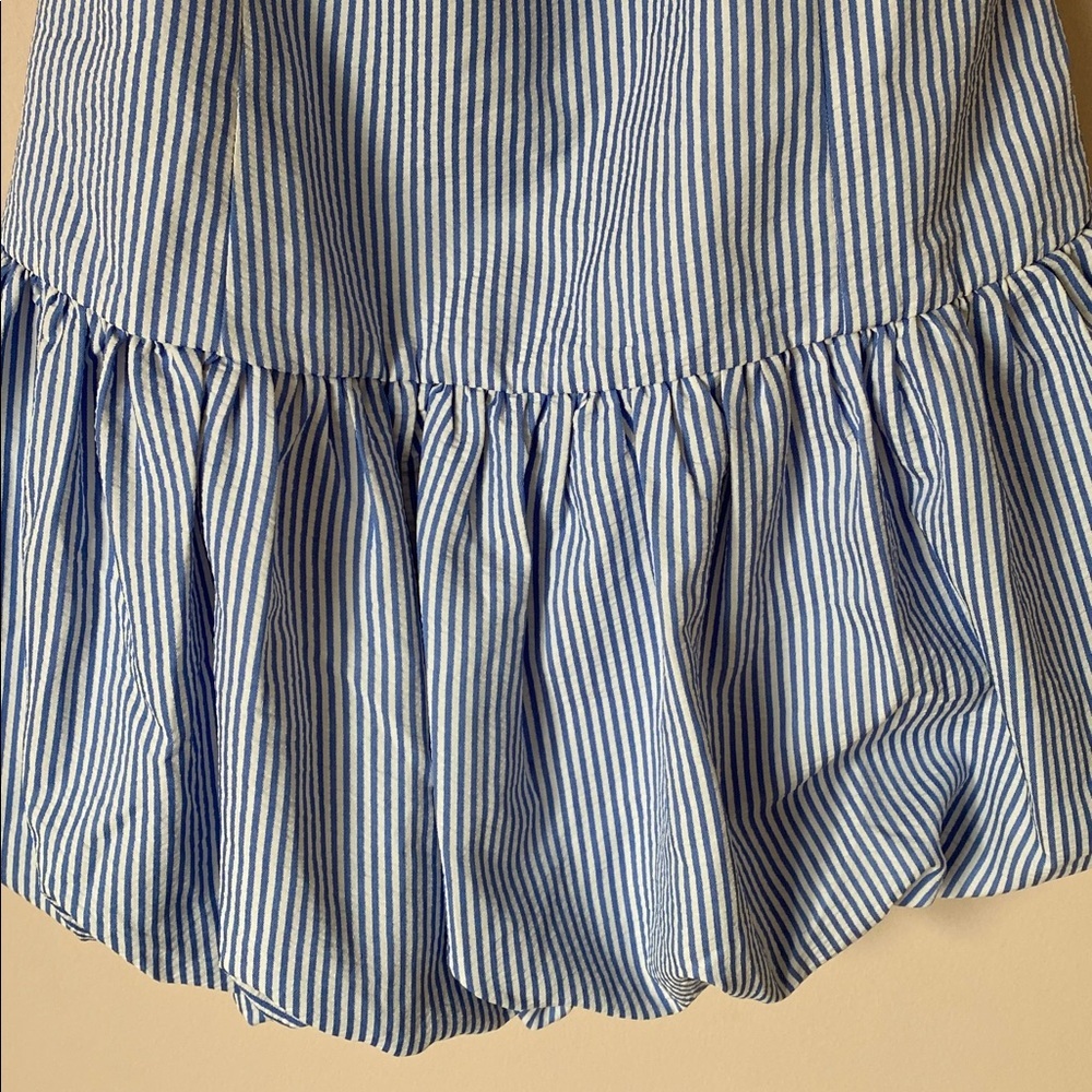 Edikted pinstripe bubble hem dress - Picture 4 of 8